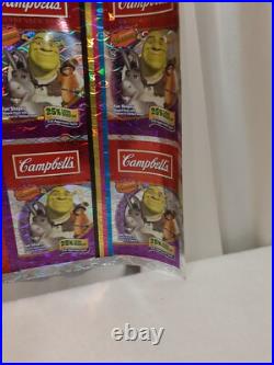 Campbell Soup Advertising Retail Store Display Sign Shrek Foil Dream Works Rare