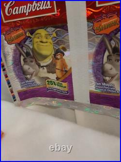 Campbell Soup Advertising Retail Store Display Sign Shrek Foil Dream Works Rare