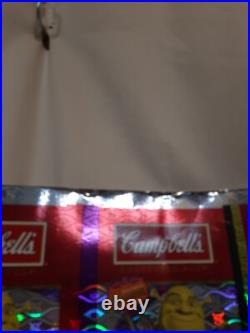 Campbell Soup Advertising Retail Store Display Sign Shrek Foil Dream Works Rare