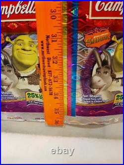 Campbell Soup Advertising Retail Store Display Sign Shrek Foil Dream Works Rare
