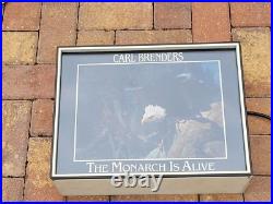 Carl Brenders The Monarch Is Alive Bald Eagle Lighted Dealer Store Display Rare
