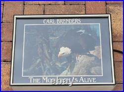 Carl Brenders The Monarch Is Alive Bald Eagle Lighted Dealer Store Display Rare