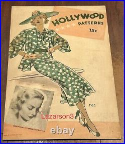 Carole Lombard Ultra Rare Store Display Poster Sign 1936 Hollywood Patterns