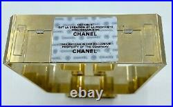 Chanel Display Factice Store Gold Bottles 16 CM Super Rare Vip Gift