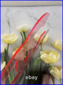 Chanel Logo Baby Pink Store Display Coco Mark Logo Rare