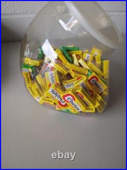 Chicklets Vintage mercantile Store Counter gum Display 167 Ct Gum! RARE