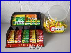 Chicklets Vintage mercantile Store Counter gum Display 167 Ct Gum! RARE