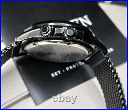 Citizen BU4025-76E Eco-Drive World Time Black IP Mens Watch Store Display Rare