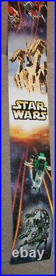Classic Star Wars LEGO Episode 1 48in Store Display Sign Rare (Dpuble Sided)