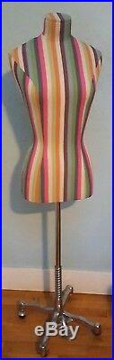 Coach Legacy Stripe Mannequin Store Display RARE Designer Dress Form