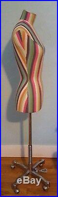 Coach Legacy Stripe Mannequin Store Display RARE Designer Dress Form
