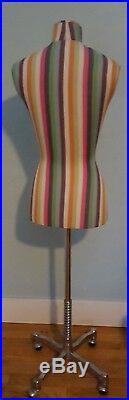 Coach Legacy Stripe Mannequin Store Display RARE Designer Dress Form