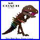 Coach Rexy T-Rex Dinosaur Rainbow Leather Puzzle Lamp Store Display Rare