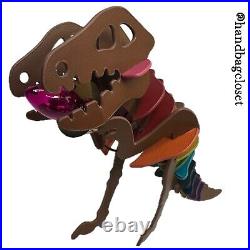 Coach Rexy T-Rex Dinosaur Rainbow Leather Puzzle Lamp Store Display Rare