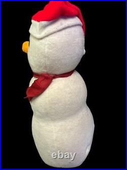 Coca Cola Jisa 1978' Snowman 27 Christmas Stuffed Plush (Store Display) Rare