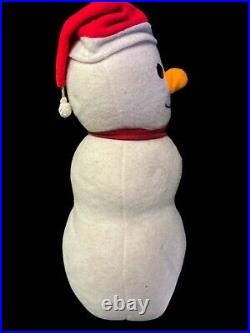 Coca Cola Jisa 1978' Snowman 27 Christmas Stuffed Plush (Store Display) Rare