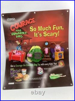 Courage the Cowardly Dog SUBWAY Toys NIP Rare Store Display (L11)