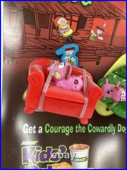 Courage the Cowardly Dog SUBWAY Toys NIP Rare Store Display (L11)