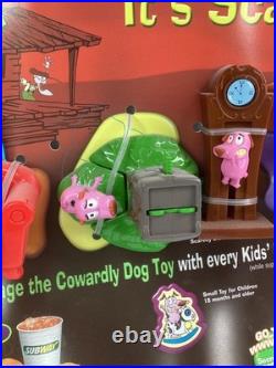 Courage the Cowardly Dog SUBWAY Toys NIP Rare Store Display (L11)