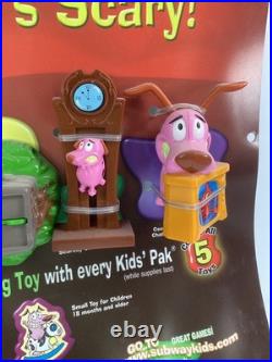 Courage the Cowardly Dog SUBWAY Toys NIP Rare Store Display (L11)