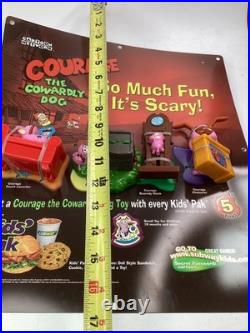 Courage the Cowardly Dog SUBWAY Toys NIP Rare Store Display (L11)