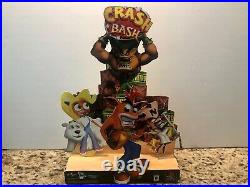 Crash Bandicoot Crash Bash PlayStation 1 Store Display Standee Promo 2000 Rare