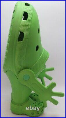 Crocs Croslite Store Big Display Figure 70cm Novelty Rare Used Green