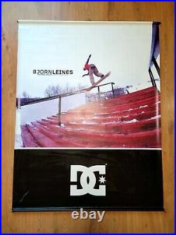 DC Snowboarding Bjorn Leines Vinyl Banner Store Display 55 X 42 (Rare)