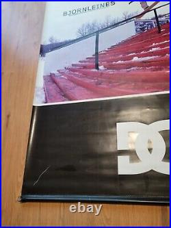 DC Snowboarding Bjorn Leines Vinyl Banner Store Display 55 X 42 (Rare)