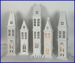 Dept 56 Christmas Village Store Window Display Winter Silhouette Treasures RARE