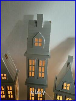 Dept 56 Christmas Village Store Window Display Winter Silhouette Treasures RARE