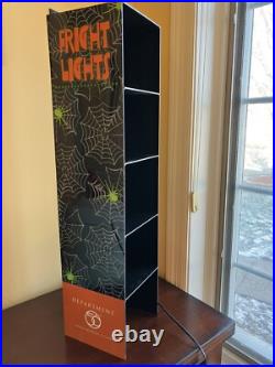 Dept 56 Halloween Fright Lights Store Display Cabinet Retail RARE with 5 Holders