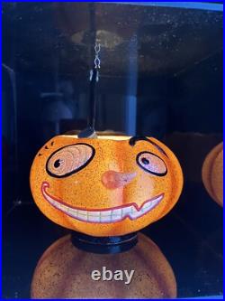 Dept 56 Halloween Fright Lights Store Display Cabinet Retail RARE with 5 Holders