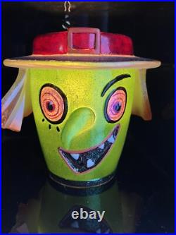 Dept 56 Halloween Fright Lights Store Display Cabinet Retail RARE with 5 Holders