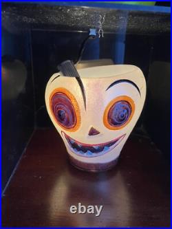 Dept 56 Halloween Fright Lights Store Display Cabinet Retail RARE with 5 Holders