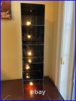 Dept 56 Halloween Fright Lights Store Display Cabinet Retail RARE with 5 Holders