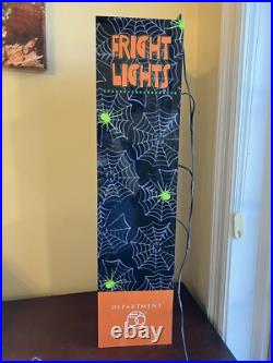 Dept 56 Halloween Fright Lights Store Display Cabinet Retail RARE with 5 Holders