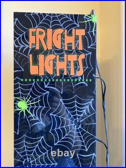 Dept 56 Halloween Fright Lights Store Display Cabinet Retail RARE with 5 Holders
