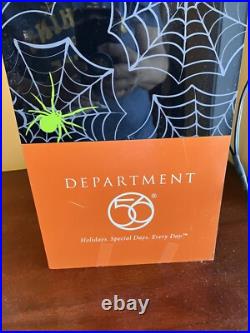 Dept 56 Halloween Fright Lights Store Display Cabinet Retail RARE with 5 Holders