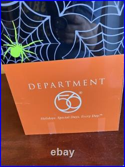 Dept 56 Halloween Fright Lights Store Display Cabinet Retail RARE with 5 Holders