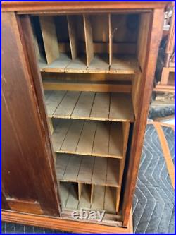 Diamond Dyes Display Cabinet Store Display Antique Wells The Baby Cherry Rare