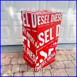 Diesel Clothing Store Display Pedestal Promo Box AOP RARE