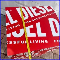 Diesel Clothing Store Display Pedestal Promo Box AOP RARE