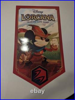 Disney Lorcana TCG Store Display Mickey Mouse Brave Little Tailor RARE