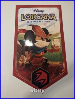Disney Lorcana TCG Store Display Mickey Mouse Brave Little Tailor RARE