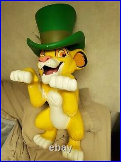 Disney Simba Store Prop Figure Display 1995 Used Very Rare Disneyland Disneyana