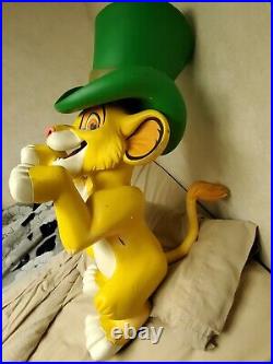 Disney Simba Store Prop Figure Display 1995 Used Very Rare Disneyland Disneyana