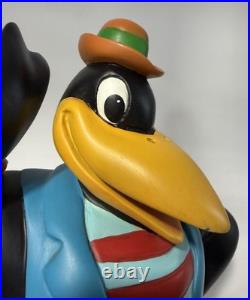 Disney Vintage 1995 Dandy Crow Jim Dumbo Store Display Statue Rare