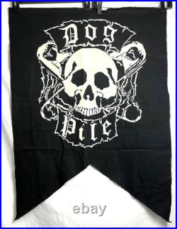 Dogpile Clothing Store Display Banner Skull Bones Punk Logo Rare 2000s Promo