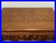 Don Tomas Store Display Cigar Box Carved Rare Vintage Large Wooden 17 X 9